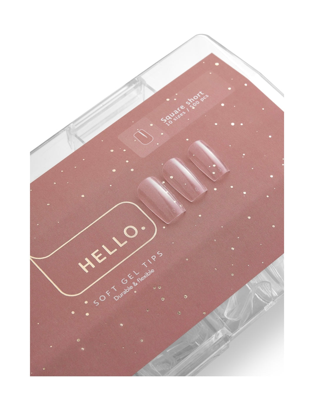 Gel Tips SQUARE Short 500p