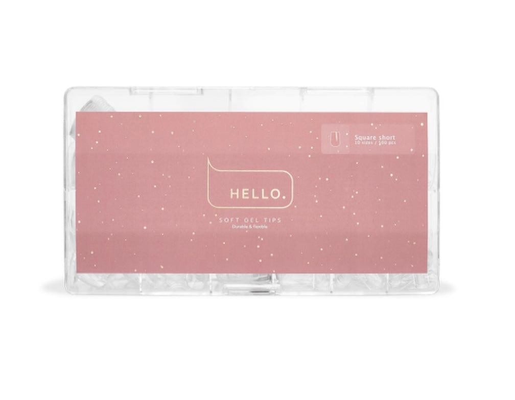 Gel Tips SQUARE Short 500p
