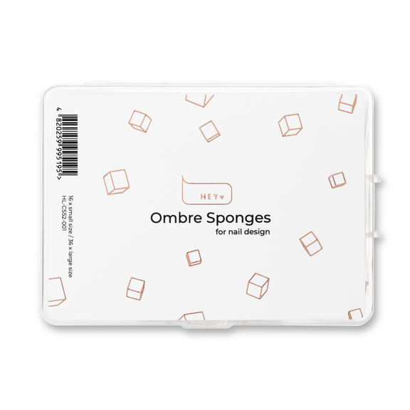 Set of ombre sponges for nail art