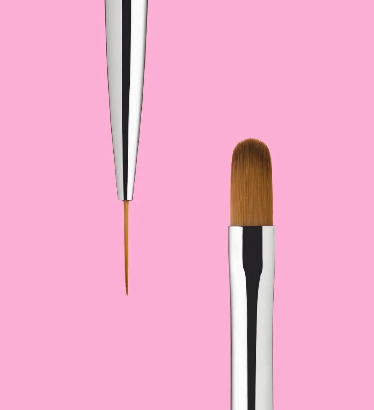 Double-Sided Gel and Base Brush with Natural Bristles