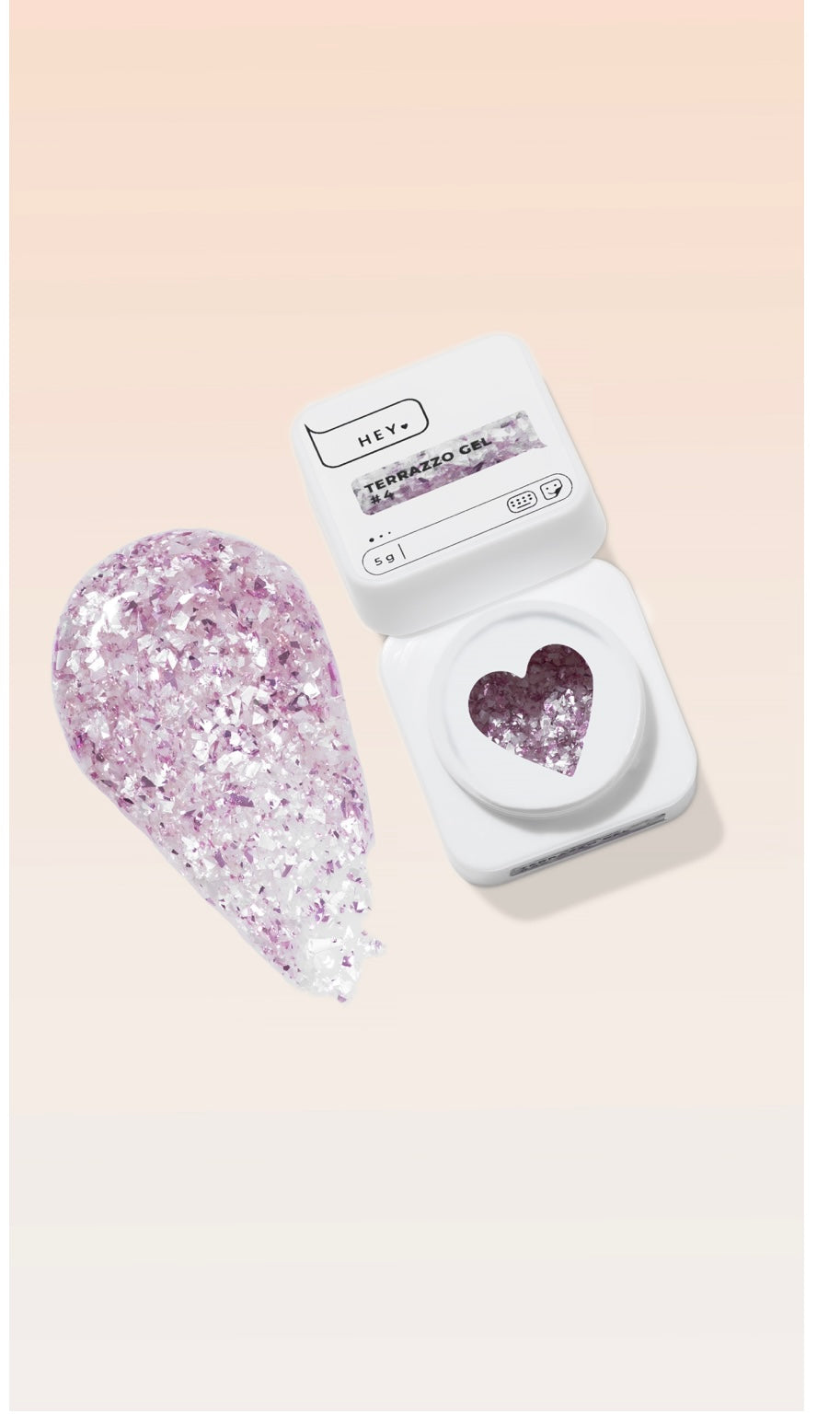 TERRAZZO GEL, #4, 5G for nail designs