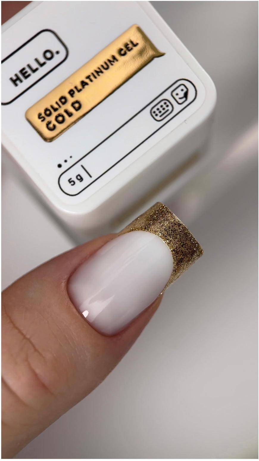 Gold platinum Gel Paint 5g