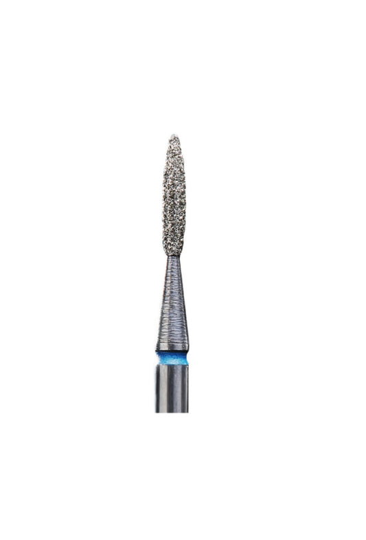 STALEKS Diamond Nail Drill Bit Flame Blue 1.6mm 8mm Safe