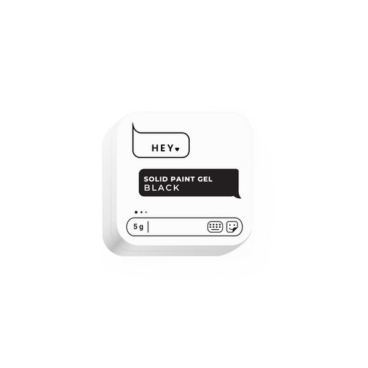 Solid Black Gel Paint 5g